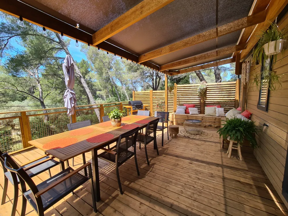 Location - Cottage Cote Jardin 40M² (3 Chambres) - Camping Le BeauVezé ****