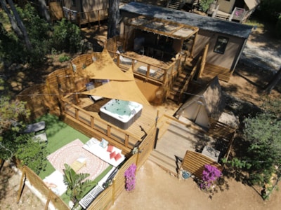 Cottage CÔTÉ JARDIN (6/8P) PRESTIGE 3BR. 2BATH + TIPI 2 beds