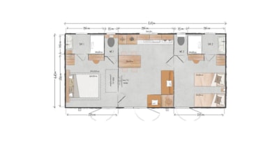 Cottage ESTELLO 33m² (2 bedrooms)