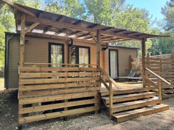 Location - Cottage Estello 33M² (2 Chambres) - Camping Le BeauVezé ****