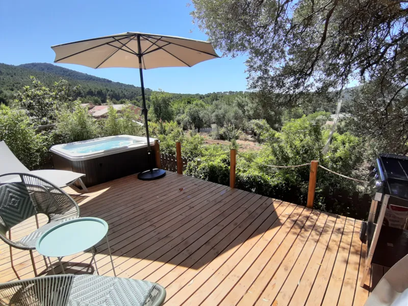 Cottage Jasmin + Jacuzzi 21M² (1 Chambre)