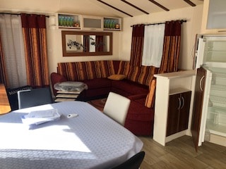 Mobil-Home Confort 40m² (2 bedrooms - 4pers) - semi-covered terrace 27m² + Dishwasher + Air + TV