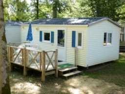 Location - Mobil Home Standard 24M² 2 Chambres - Terrasse Non Couverte - Flower Camping Les Nauves