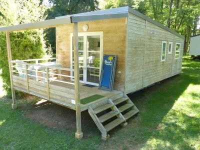 Mobilhome Confort 33,5 m² 3 bedrooms + Half-covered terrace