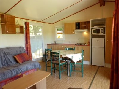 Chalet Confort 35 m² 2 bedrooms + Clim + covered terrace