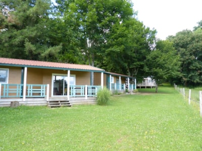 Chalet Confort 35 m² 2 bedrooms + Clim + covered terrace