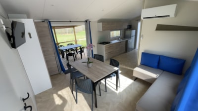 Mobil-Home Premium 33m² (2ch - 4pers) + lave-vaiselle + Clim