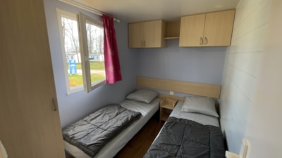 Mobilhome Confort 33,5 m² 3 bedrooms + Half-covered terrace + Air