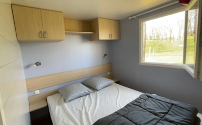 Mobilhome Confort 33,5 m² 3 bedrooms + Half-covered terrace + Air
