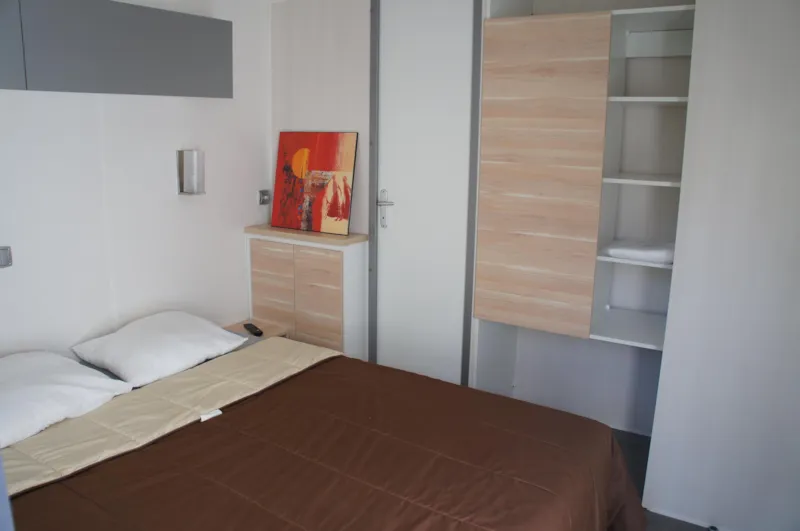 Mobil Home Premium 32M² 2 Chambres + 2 Salles De Bain + Terrasse Couverte 9M² +  Tv + Clim