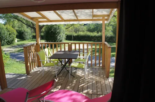 Huuraccommodatie(s) - Stacaravan Premium 32M² 2 Kamers + 2 Badkamers + Bed 160 + 2 Tv + Airconditioning - image n°10 - Flower Camping Le Riviera