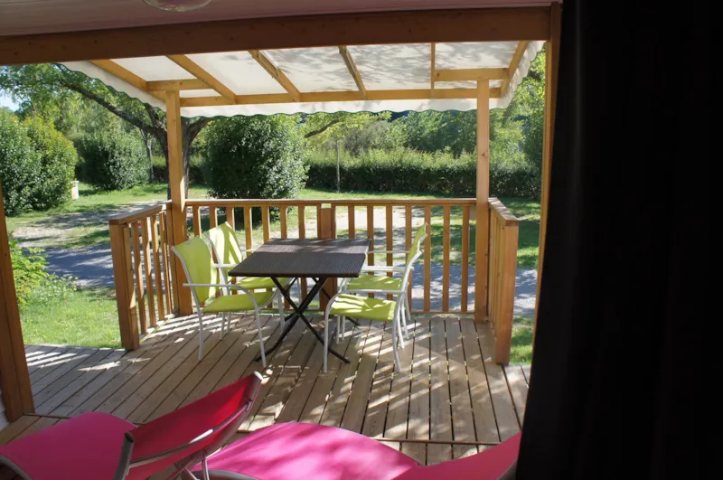 Mobil Home Premium 32M² 2 Chambres + 2 Salles De Bain + Terrasse Couverte 9M² +  Tv + Clim