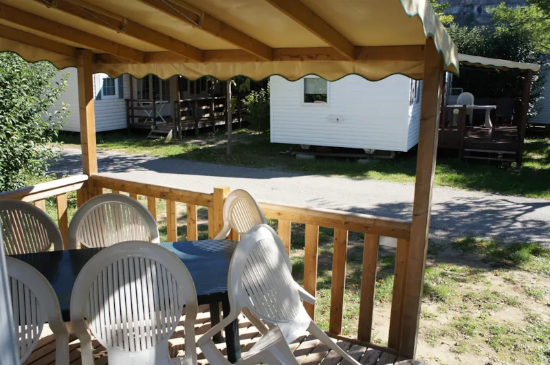 Mobil Home Standard 32 M² 3 Chambres + Terrasse 12M² Semi-Couverte (9M²)