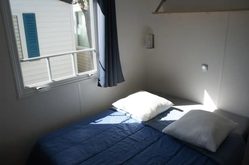 Mobil Home Premium 32 M² 3 Chambres + Terrasse 12M² Semi-Couverte (9M²) + Tv + Clim