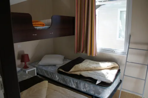 Location - Mobil Home Confort 32 M² 2 Chambres + Terrasse 12M² Semi-Couverte (9M²) + Tv - image n°3 - Flower Camping Le Riviera