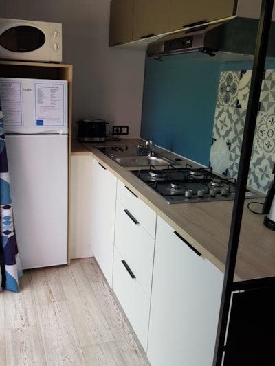 Mobile home Premium Luxe 32m² 3 bedrooms + Bed 160 + TV + air-conditioning