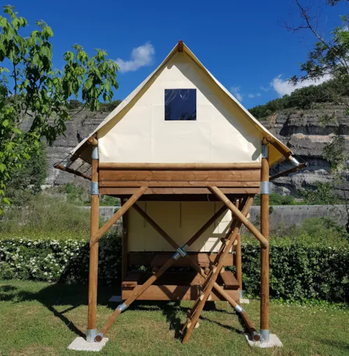 Location - Tente Bivouac Confort 6M² 1 Chambre - image n°4 - Flower Camping Le Riviera