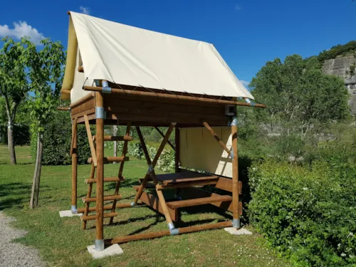 Location - Tente Bivouac Confort 6M² 1 Chambre - image n°2 - Flower Camping Le Riviera