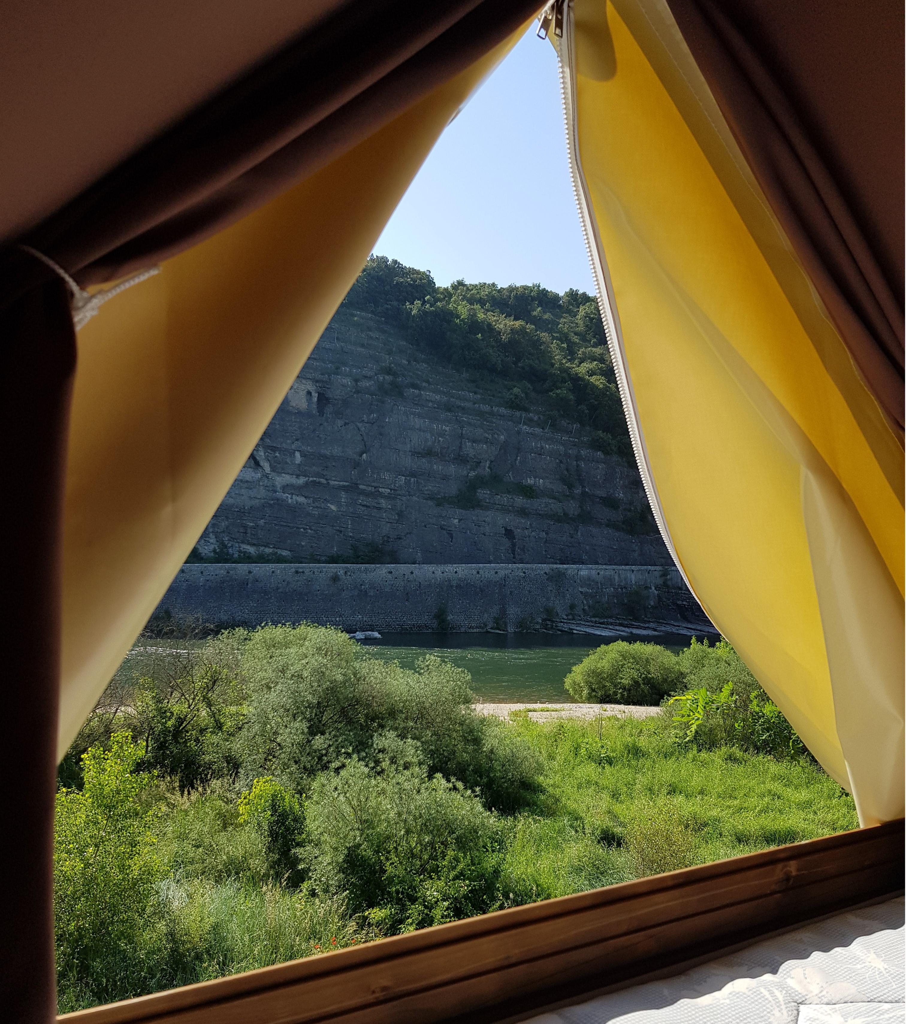 Location - Tente Bivouac Standard 6M² 1 Chambre - Flower Camping Le Riviera