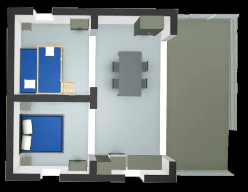 Accommodation - Freeflower Confort 40M² (5P-2Ch), Without Sanitary Facilities - image n°6 - Flower Camping Saint Amand