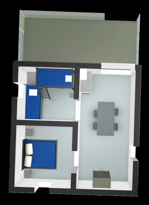 Accommodation - Tithome Confort 21M² (4P-2Ch), Without Sanitary Facilities - image n°5 - Flower Camping Saint Amand