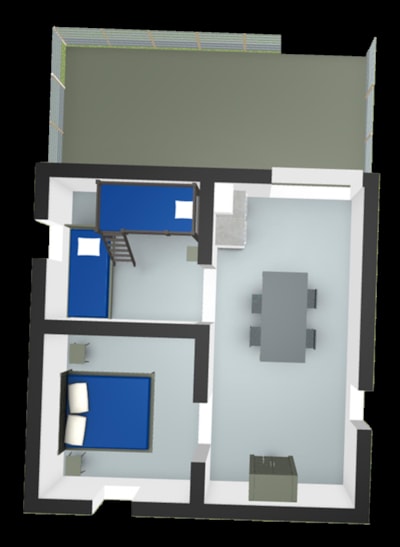 Tithome Confort 21m² (4p-2ch), without sanitary facilities