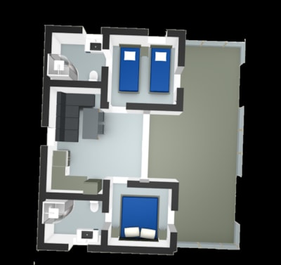 Mobil-home Premium Patio 30m² (2p-2 bedrooms), airco, TV, dishwasher, bed 160, plancha, Nespresso