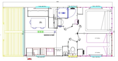 Mobile-home Premium 33 m² (4p-2 bedrooms), Airco, TV, diswasher, bed 160, plancha, Nespresso