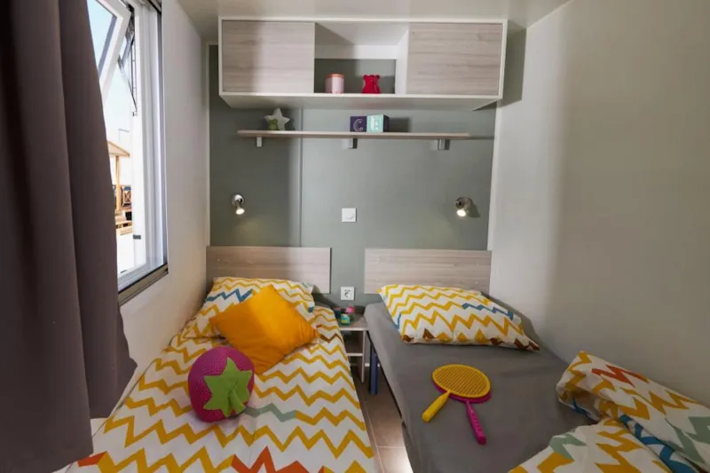 Mobil-Home Premium 35M² (6P-3Ch), Clim, Tv, Lave-Vaisselle, Lit 160, Plancha, Nespresso