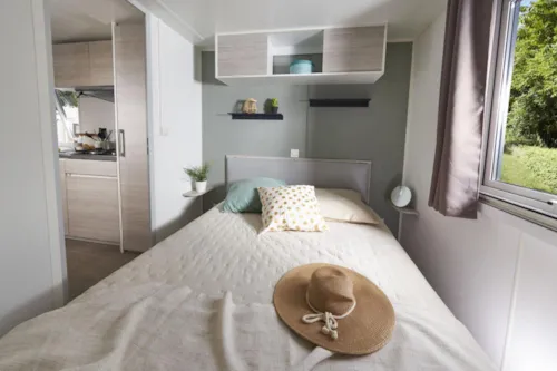 Mietunterkunft - Mobilheim Premium 35M² (6P-3 Zimmer), Klima, Tv, Geschirrspüler, Bett 160, Plancha, Nespresso - image n°3 - Flower Camping Saint Amand