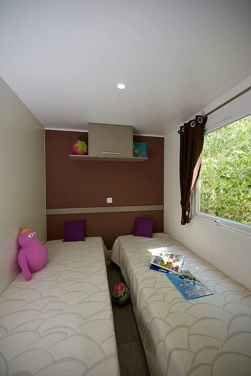 Mobil-Home Confort 27M² (4P-2Ch), Clim, Tv