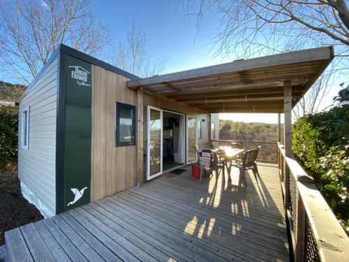 Accommodation - Homeflower Premium 33 M² (6P-3Bedr.),Airco, Tv, Dishwasher, Bed 160, Plancha, Nespresso, Terrace Xxl - image n°1 - Flower Camping Saint Amand