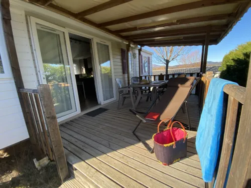 Accommodation - Mobile-Home Confort 32 M² (6P-3 Bedrooms), Airco, Tv - image n°5 - Flower Camping Saint Amand
