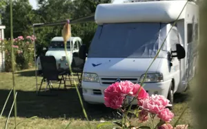 Emplacement - Privilège Stellplatz XXL 10A (1 Zelt, 1 Wohnwagen, 1 Wohnmobil / 1 Auto) - Flower Camping Saint Amand