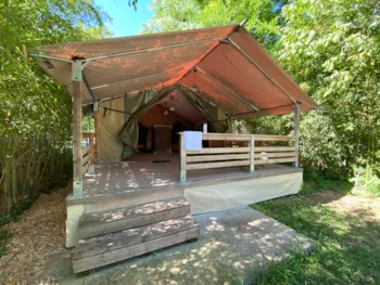 Mietunterkunft - Freeflower Comfort 40M² (5P-2Ch), Ohne Sanitäranlagen - Flower Camping Saint Amand