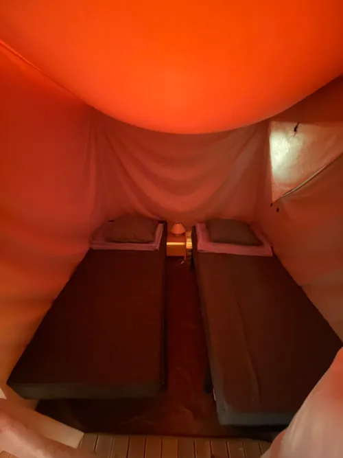 Accommodation - Lodge Canada Confort 35M² (6P-3Ch), No Sanitary Facilities - image n°6 - Flower Camping Saint Amand