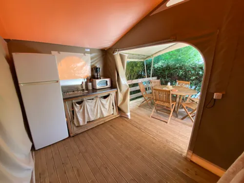 Accommodation - Lodge Canada Confort 35M² (6P-3Ch), No Sanitary Facilities - image n°3 - Flower Camping Saint Amand