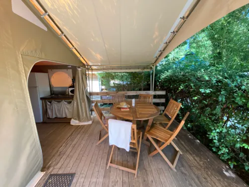 Accommodation - Lodge Canada Confort 35M² (6P-3Ch), No Sanitary Facilities - image n°2 - Flower Camping Saint Amand