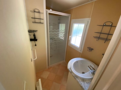 Mobile-home Confort 32m² (4p-2 bedrooms), Airco, TV