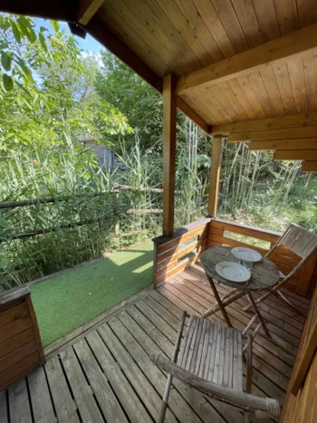 Mietunterkunft - Hütte 12㎡ - Ohne Zimmer - Ohne Sanitäranlagen - Camping le Chanet