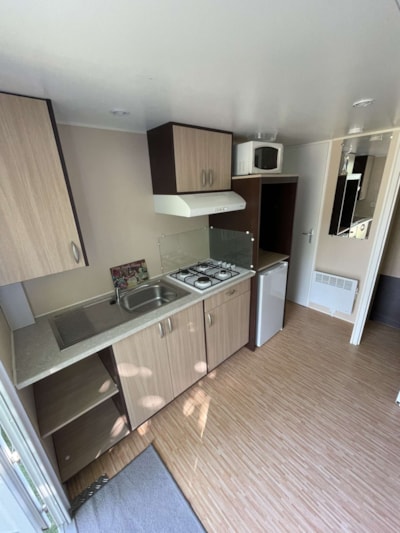 Mobil home standard ALESIA 2 bedrooms in the shade