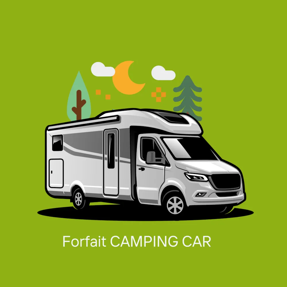 Kampeerplaats(en) - Camping Car Pakket + Elektriciteit + Vullen + Ledigen - Camping le Chanet