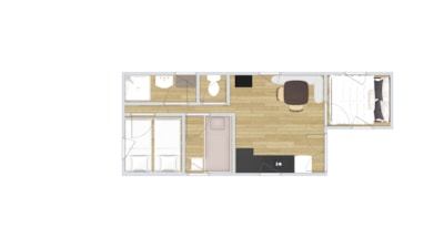 Mobile-home VAUBAN  3 bedrooms