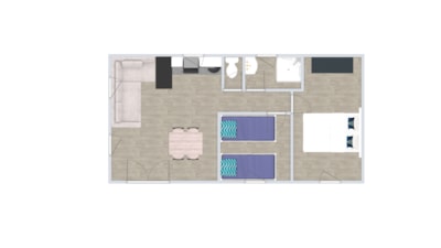 Mobile home prestige EMOTION 2 bedrooms