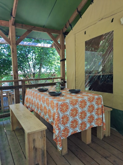 Tent Lodge Glamping 24m2 for 2/3 persons