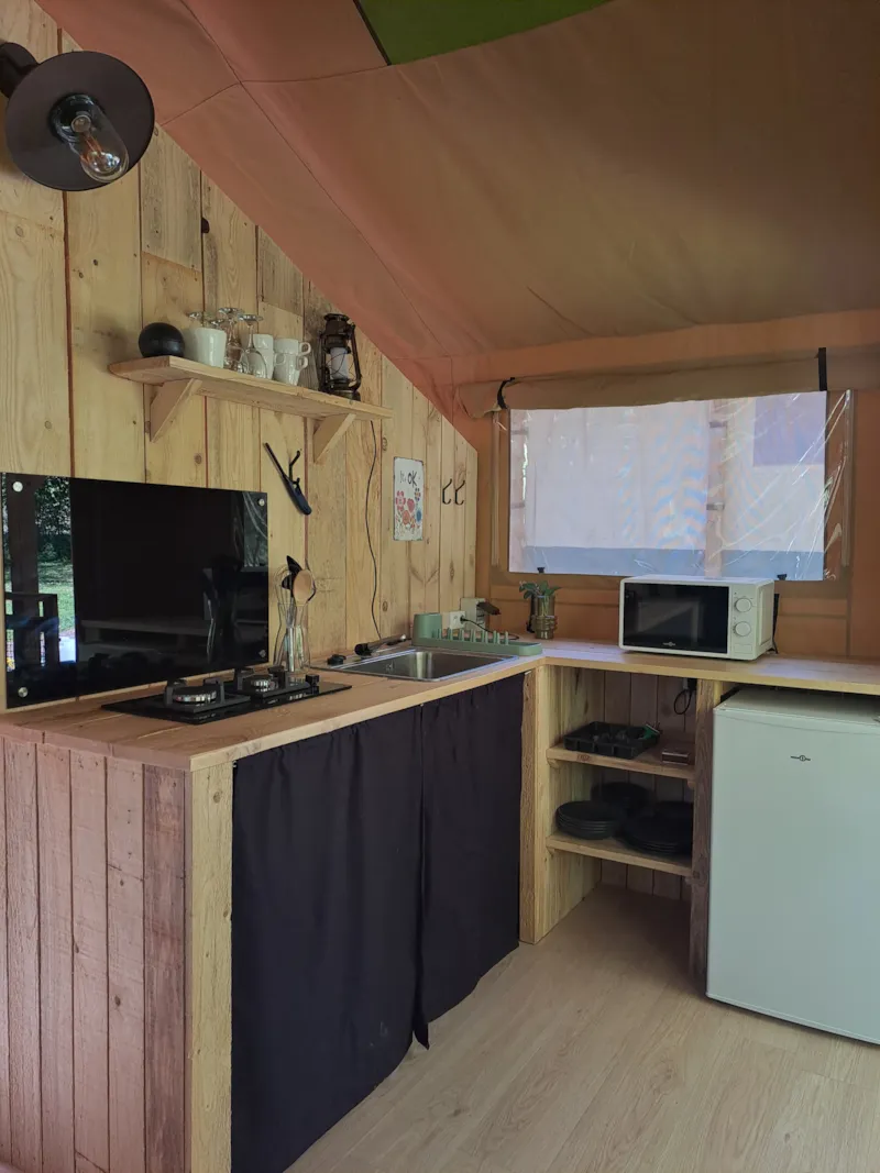 Tente Lodge Glamping 24M2 4 Personnes