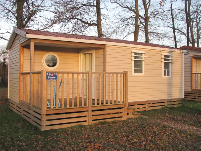 Mobilhome 27M² 2 Chambres + Terrasse Couverte