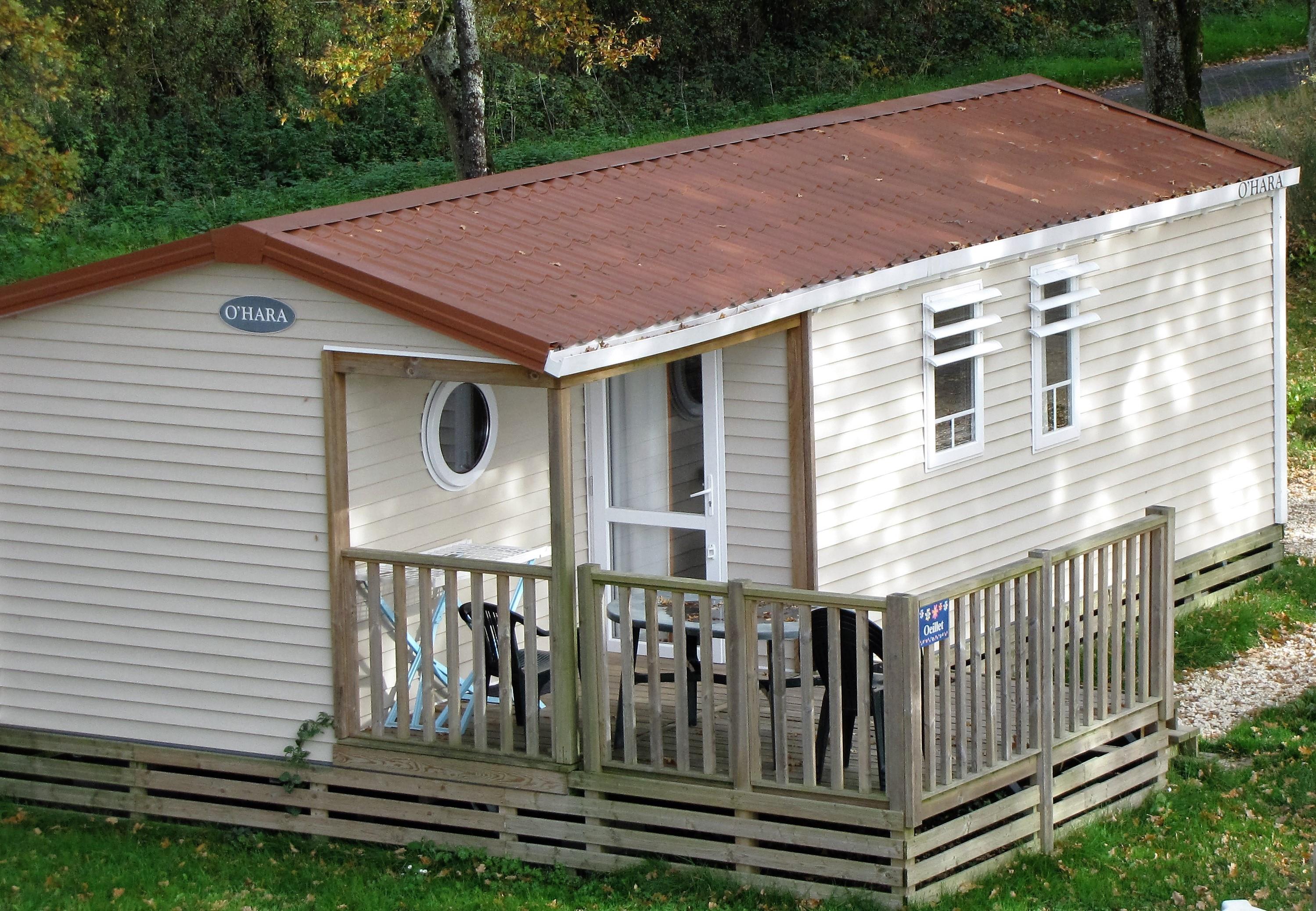 Location - Mobilhome 31M² 3 Chambres + Terrasse Couverte - Camping des Étangs, Aubigny-sur-Nère