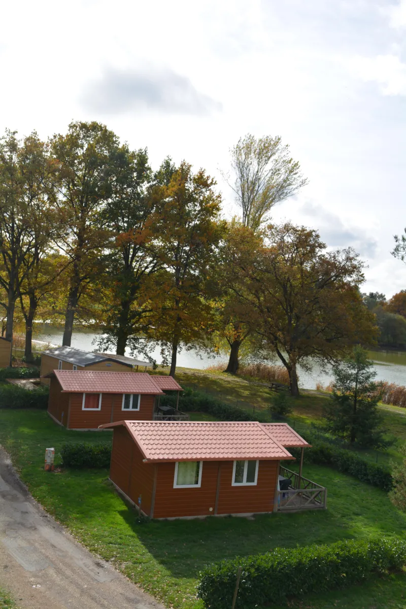 Chalet Bois 26M² 2 Chambres + Terrasse Couverte