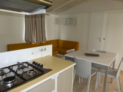 Mobilhome wood 3 bedrooms - 40m² standing